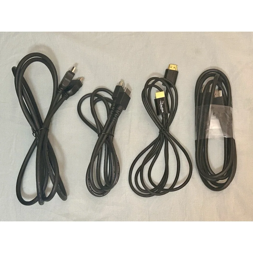 HDMI Male to Male Cable Lot of 4 Rocketfish Bose Nintendo Cables Cord Cords